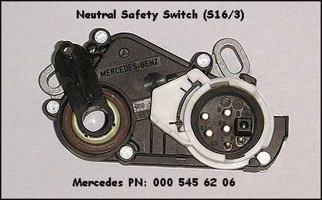 Neutral Safety Switch (S16/3)