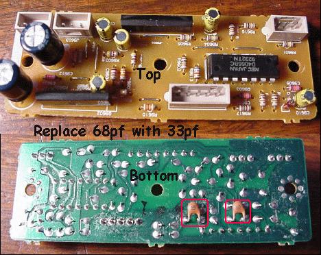 FT1000D 2nd Receiver Cap Mods: K6JRF 9/11/2000