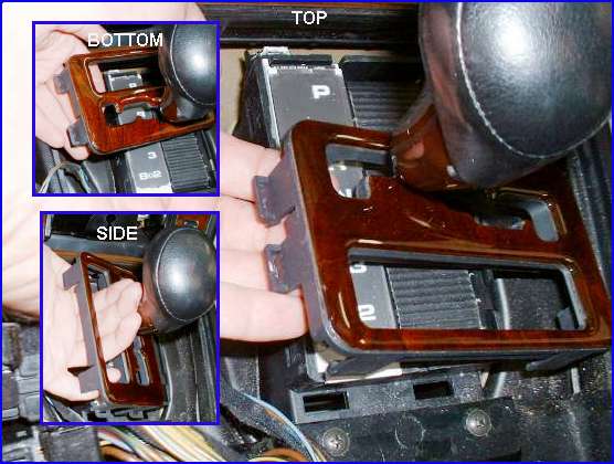 Removal of the Shift Plate Cover